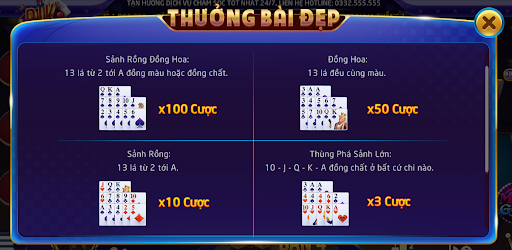 Cách chơi game bài online Mậu Binh